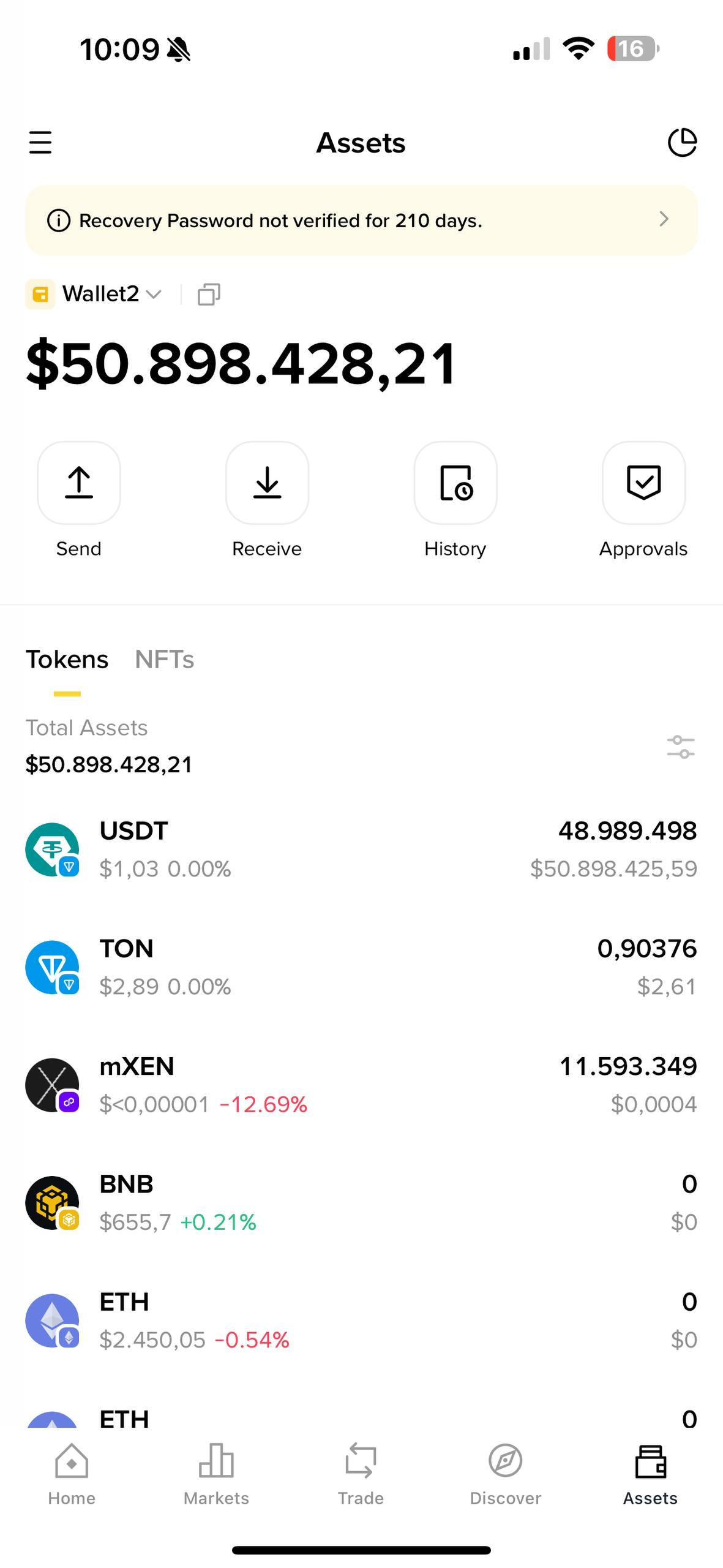 Flash USDT в Binance Web3